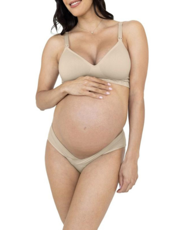 Pantaletas bajo vientre para maternidad/postparto nude
